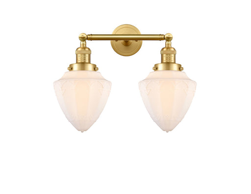 Franklin Restoration LED Bath Vanity Satin Gold