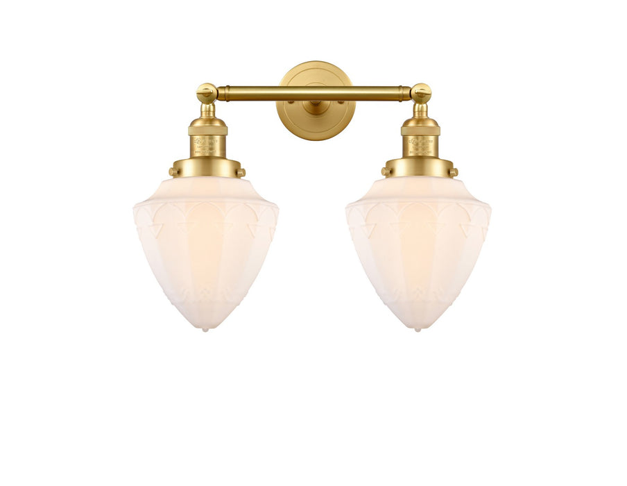 Innovations - 208-SG-G661-7-LED - LED Bath Vanity - Franklin Restoration - Satin Gold
