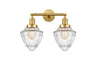 Innovations - 208-SG-G664-7 - Two Light Bath Vanity - Franklin Restoration - Satin Gold