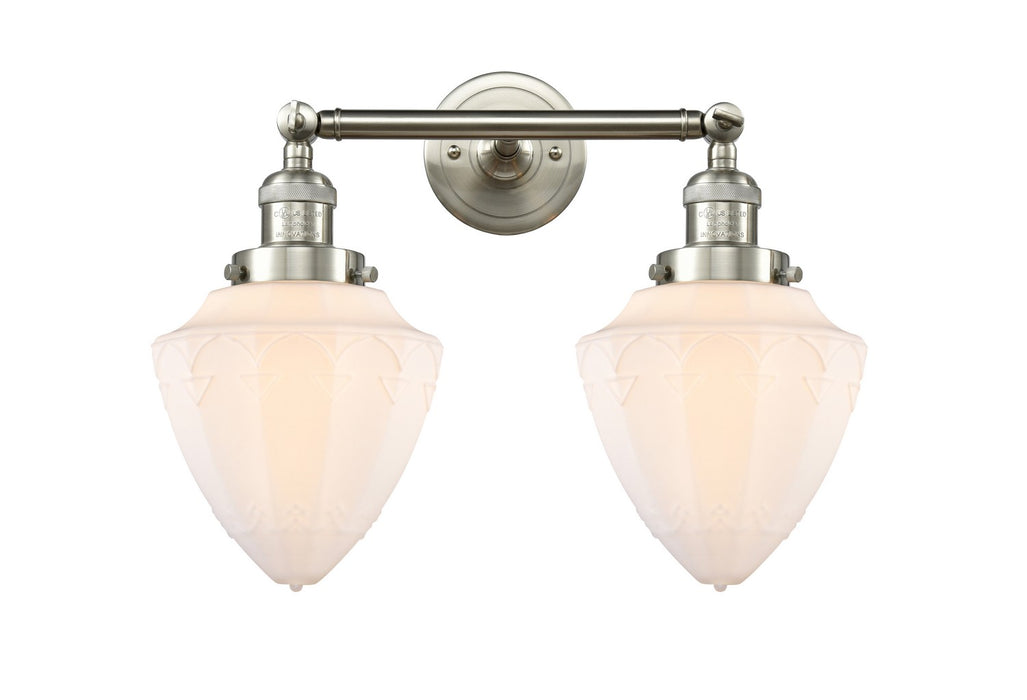 Innovations - 208-SN-G661-7 - Two Light Bath Vanity - Franklin Restoration - Brushed Satin Nickel