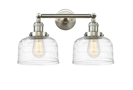 Franklin Restoration Two Light Bath Vanity Brushed Satin Nickel