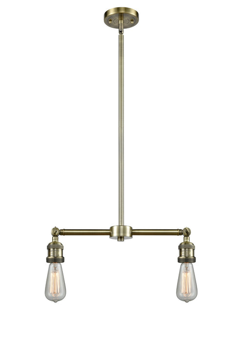 Innovations - 209-AB - Three Light Island Pendant - Franklin Restoration - Antique Brass