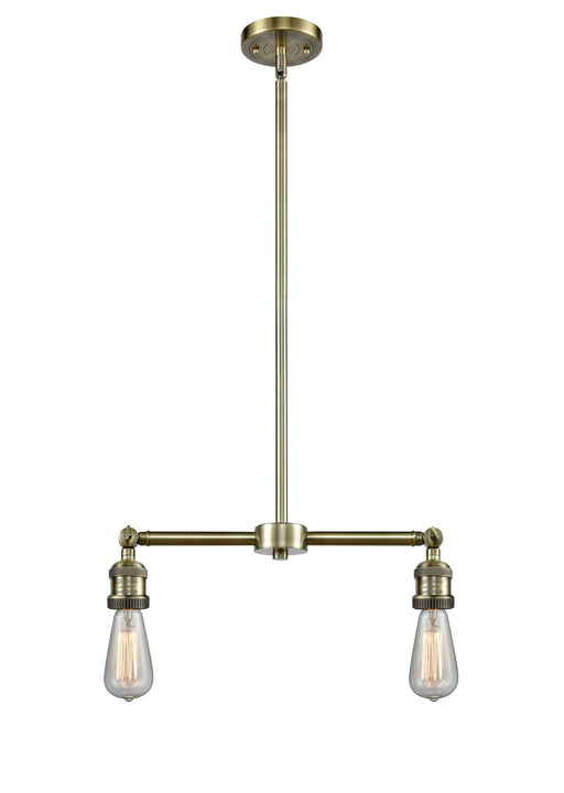 Innovations - 209-AB - Three Light Island Pendant - Franklin Restoration - Antique Brass