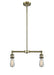 Innovations - 209-AB - Three Light Island Pendant - Franklin Restoration - Antique Brass