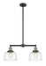 Innovations - 209-BAB-G713 - Two Light Island Pendant - Franklin Restoration - Black Antique Brass