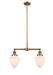 Innovations - 209-BB-G661-7 - Two Light Island Pendant - Franklin Restoration - Brushed Brass