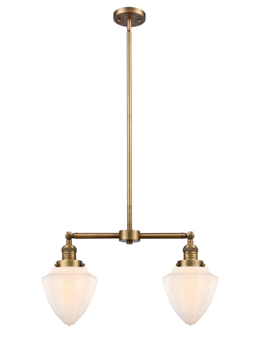 Innovations - 209-BB-G661-7-LED - LED Island Pendant - Franklin Restoration - Brushed Brass