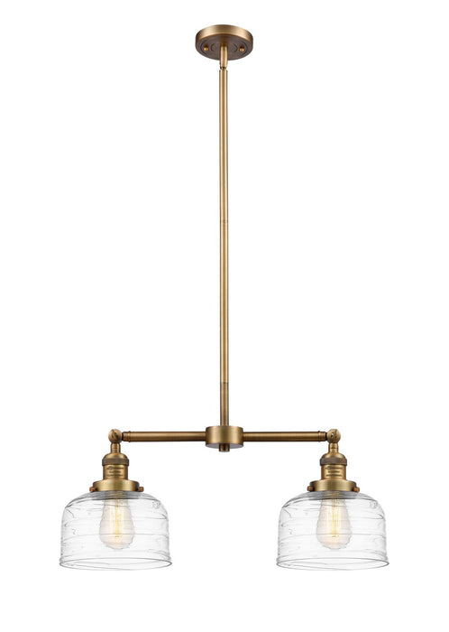 Innovations - 209-BB-G713-LED - LED Island Pendant - Franklin Restoration - Brushed Brass