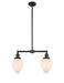 Innovations - 209-BK-G661-7-LED - LED Island Pendant - Franklin Restoration - Matte Black