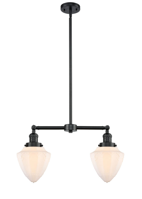 Innovations - 209-OB-G661-7 - Two Light Island Pendant - Franklin Restoration - Oil Rubbed Bronze