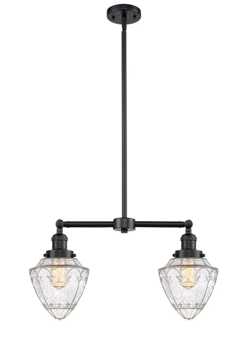 Innovations - 209-OB-G664-7 - Two Light Island Pendant - Franklin Restoration - Oil Rubbed Bronze