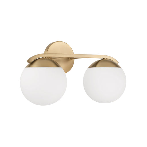 Oliver Two Light Vanity Matte Brass