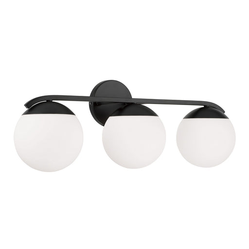 Oliver Three Light Vanity Matte Black