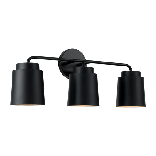 Capital Lighting - AA1036MB - Three Light Vanity - Pratt - Matte Black