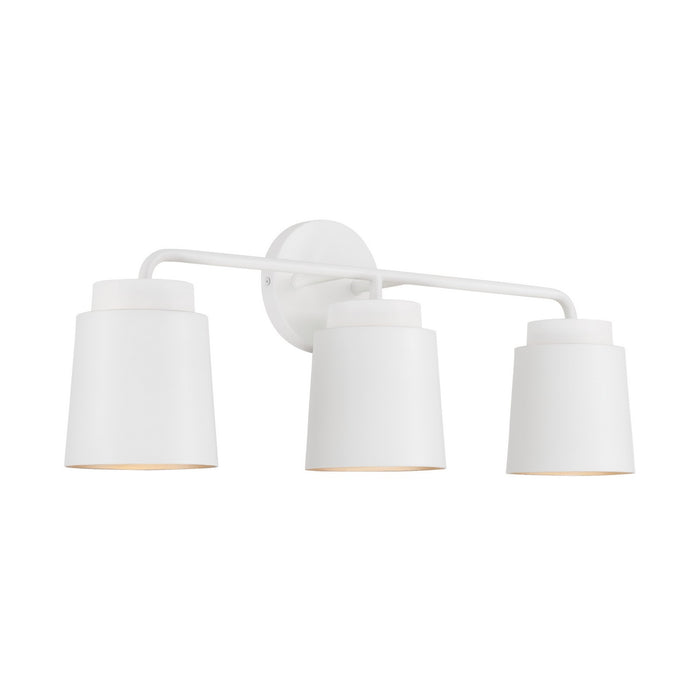 Capital Lighting - AA1036WE - Three Light Vanity - Pratt - Matte White