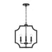 Capital Lighting - AA1037MB - Four Light Foyer Pendant - Courtney - Matte Black
