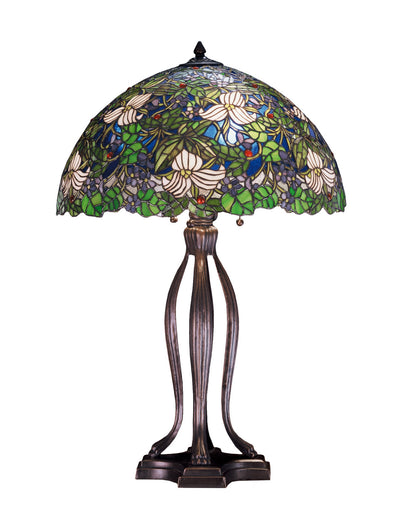 Trillium & Violet Three Light Table Lamp