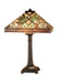 Meyda Tiffany - 66522 - 23" Table Lamp - Mackintosh Rose - Bronze