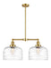 Innovations - 209-SG-G713-L - Two Light Island Pendant - Franklin Restoration - Satin Gold