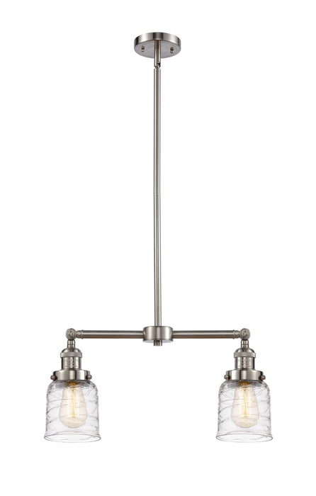 Innovations - 209-SN-G513 - Two Light Island Pendant - Franklin Restoration - Brushed Satin Nickel