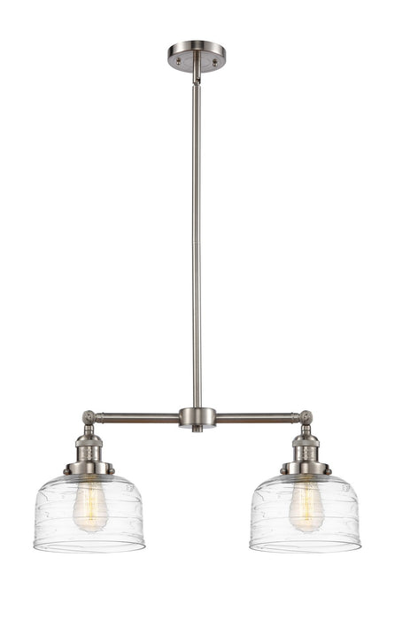 Innovations - 209-SN-G713 - Two Light Island Pendant - Franklin Restoration - Brushed Satin Nickel