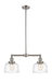 Innovations - 209-SN-G713 - Two Light Island Pendant - Franklin Restoration - Brushed Satin Nickel