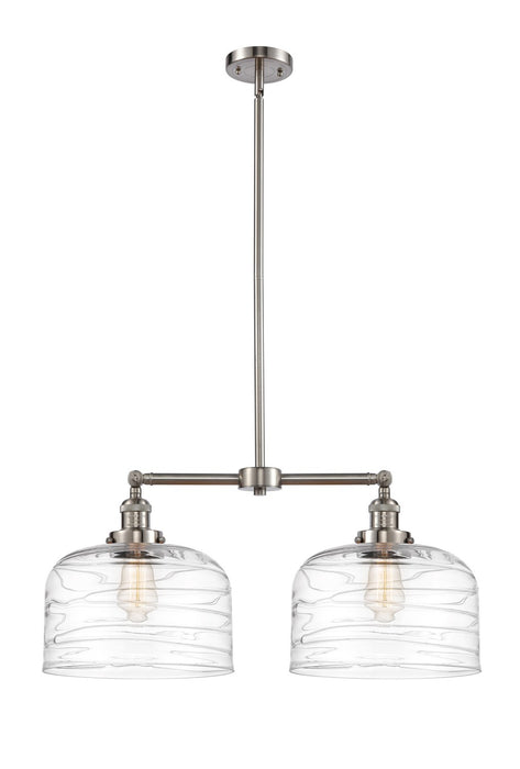 Innovations - 209-SN-G713-L - Two Light Island Pendant - Franklin Restoration - Brushed Satin Nickel