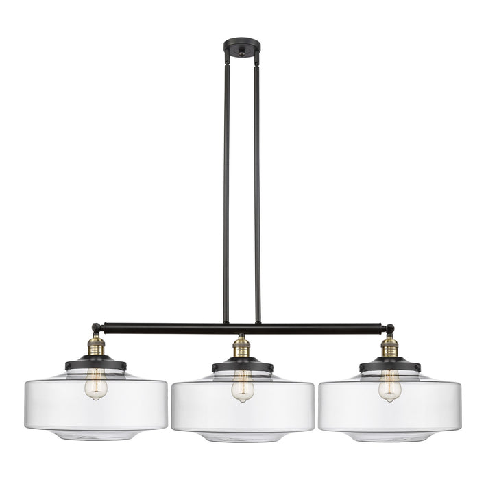 Innovations - 213-BAB-G692-16 - Three Light Island Pendant - Franklin Restoration - Black Antique Brass