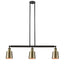 Innovations - 213-BAB-M9-AB - Three Light Island Pendant - Franklin Restoration - Black Antique Brass