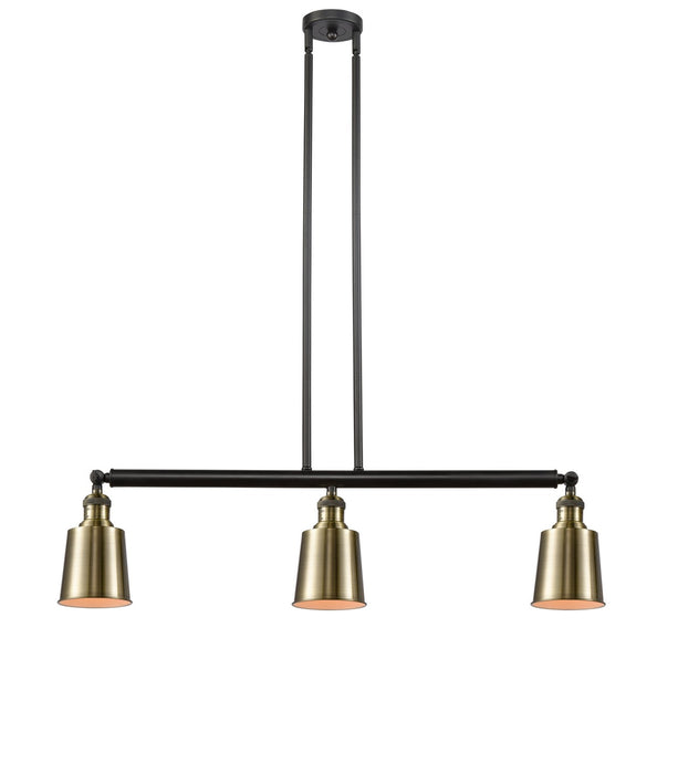 Innovations - 213-BAB-M9-AB-LED - LED Island Pendant - Franklin Restoration - Black Antique Brass