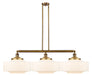 Innovations - 213-BB-G691-16 - Three Light Island Pendant - Franklin Restoration - Brushed Brass