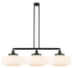 Innovations - 213-BK-G691-16 - Three Light Island Pendant - Franklin Restoration - Matte Black