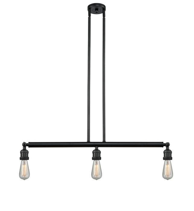 Innovations - 213-BK-LED - LED Island Pendant - Franklin Restoration - Matte Black