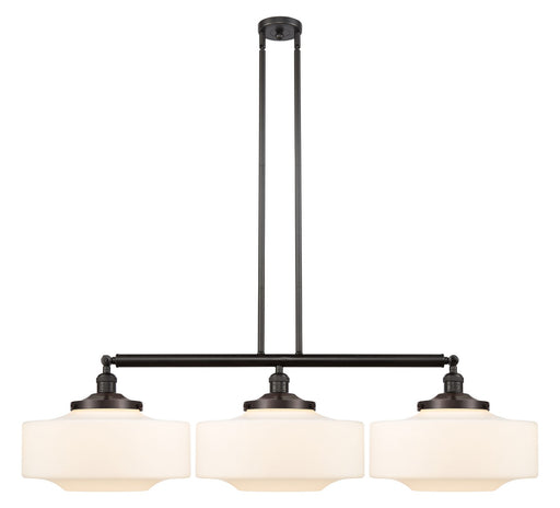 Innovations - 213-OB-G691-16 - Three Light Island Pendant - Franklin Restoration - Oil Rubbed Bronze