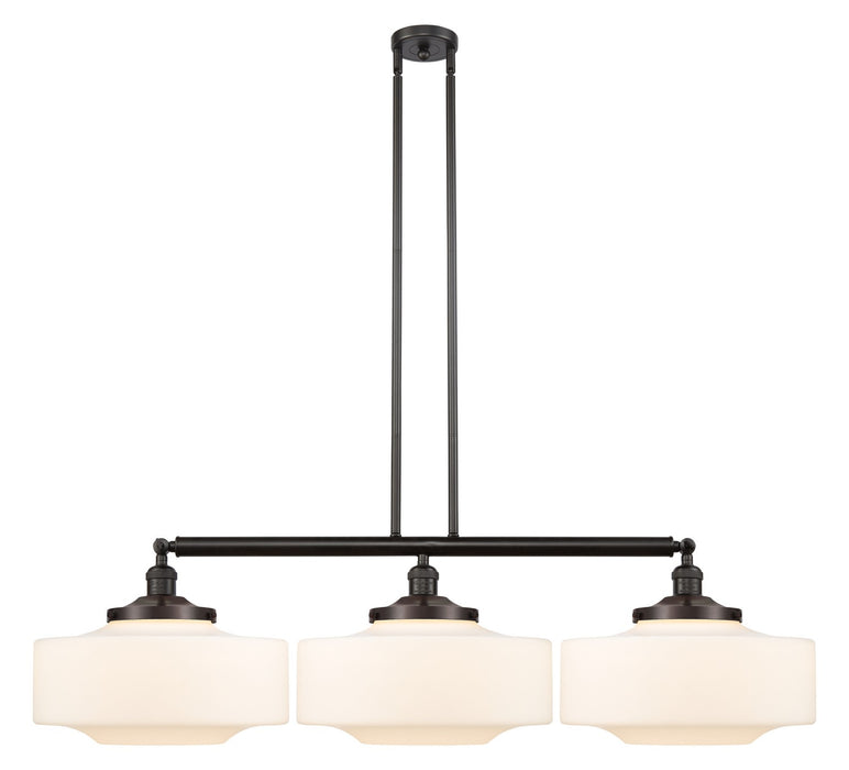 Innovations - 213-OB-G691-16 - Three Light Island Pendant - Franklin Restoration - Oil Rubbed Bronze