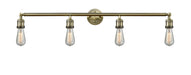 Innovations - 215-AB - Four Light Bath Vanity - Franklin Restoration - Antique Brass