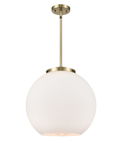 Ballston LED Pendant Antique Brass