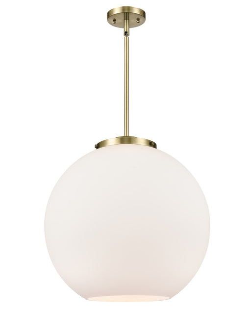 Innovations - 221-1S-AB-G121-18-LED - LED Pendant - Ballston - Antique Brass