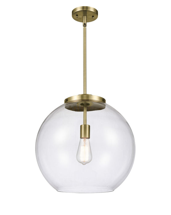 Innovations - 221-1S-AB-G122-16 - One Light Pendant - Ballston - Antique Brass