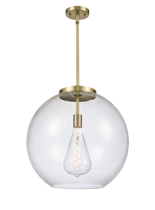 Innovations - 221-1S-AB-G124-18-LED - LED Pendant - Ballston - Antique Brass