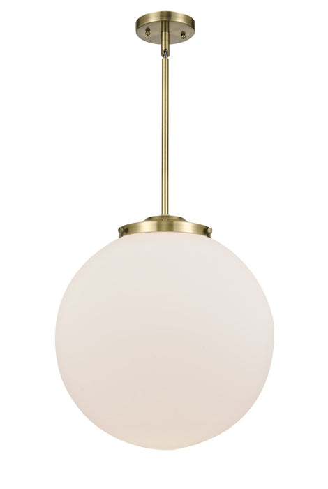 Innovations - 221-1S-AB-G201-16 - One Light Pendant - Franklin Restoration - Antique Brass