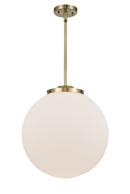 Innovations - 221-1S-AB-G201-16-LED - LED Pendant - Franklin Restoration - Antique Brass