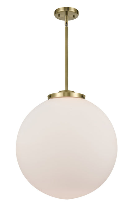 Innovations - 221-1S-AB-G201-18-LED - LED Pendant - Franklin Restoration - Antique Brass