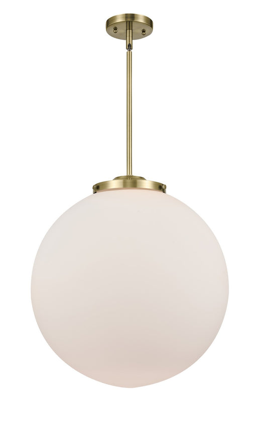 Innovations - 221-1S-AB-G201-18-LED - LED Pendant - Franklin Restoration - Antique Brass