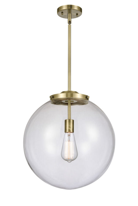 Innovations - 221-1S-AB-G202-16 - One Light Pendant - Franklin Restoration - Antique Brass