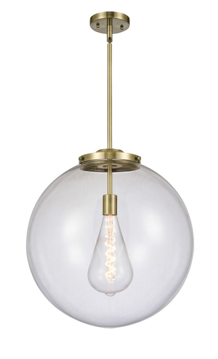 Innovations - 221-1S-AB-G202-18 - One Light Pendant - Franklin Restoration - Antique Brass