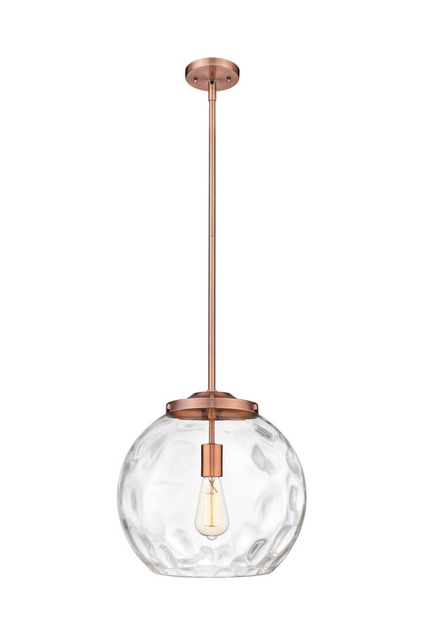 Innovations - 221-1S-AC-G1215-14 - LED Pendant - Franklin Restoration - Antique Copper