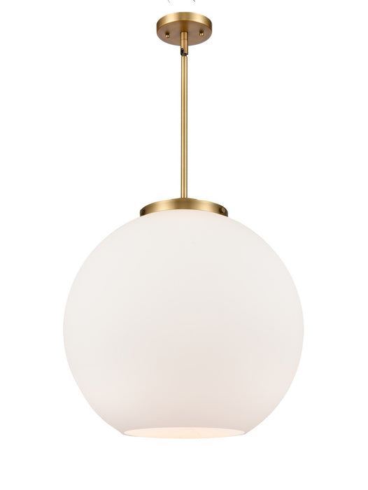 Innovations - 221-1S-BB-G121-18 - One Light Pendant - Ballston - Brushed Brass