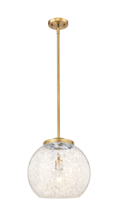 Innovations - 221-1S-BB-G1216-14WM - LED Pendant - Franklin Restoration - Brushed Brass