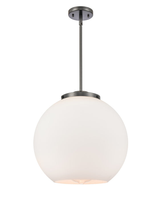 Innovations - 221-1S-BK-G121-16 - One Light Pendant - Ballston - Matte Black